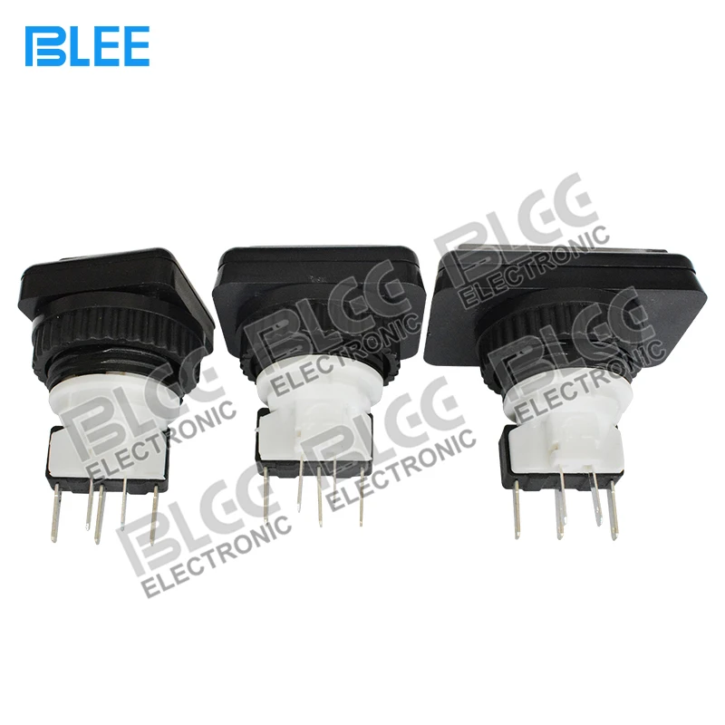 Arcade machine parts factory direct wholesale 5 Pin zero delay illuminated switch square LED arcade push button