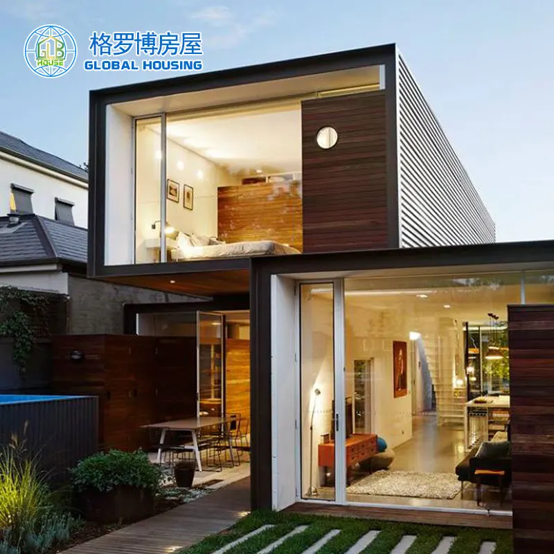 low cost 40ft 20ft living prefab shipping container house / office / homes /building