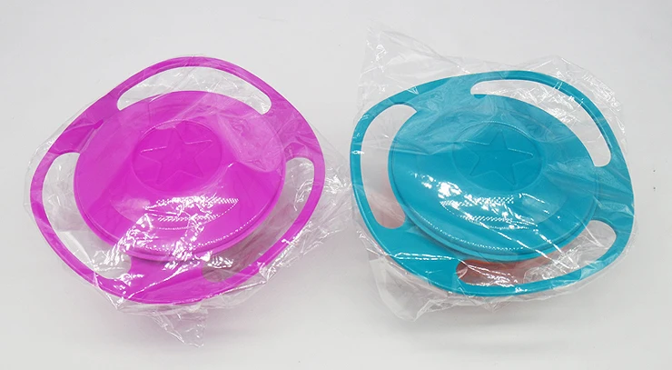 Универсальный 360 градусов Детские неразливающиеся чаша, кормление тренировки повернуть детская водостойкая формочка, пищевая промышленность вращающаяся чаша