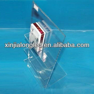 Clear Acrylic Cigarette and Lighter Box Acrylic Cigarette Display Racks