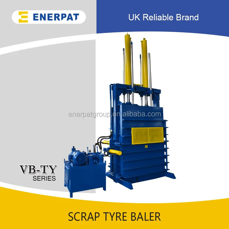 Used Car Tire Baler/Baling Press Machine with CE