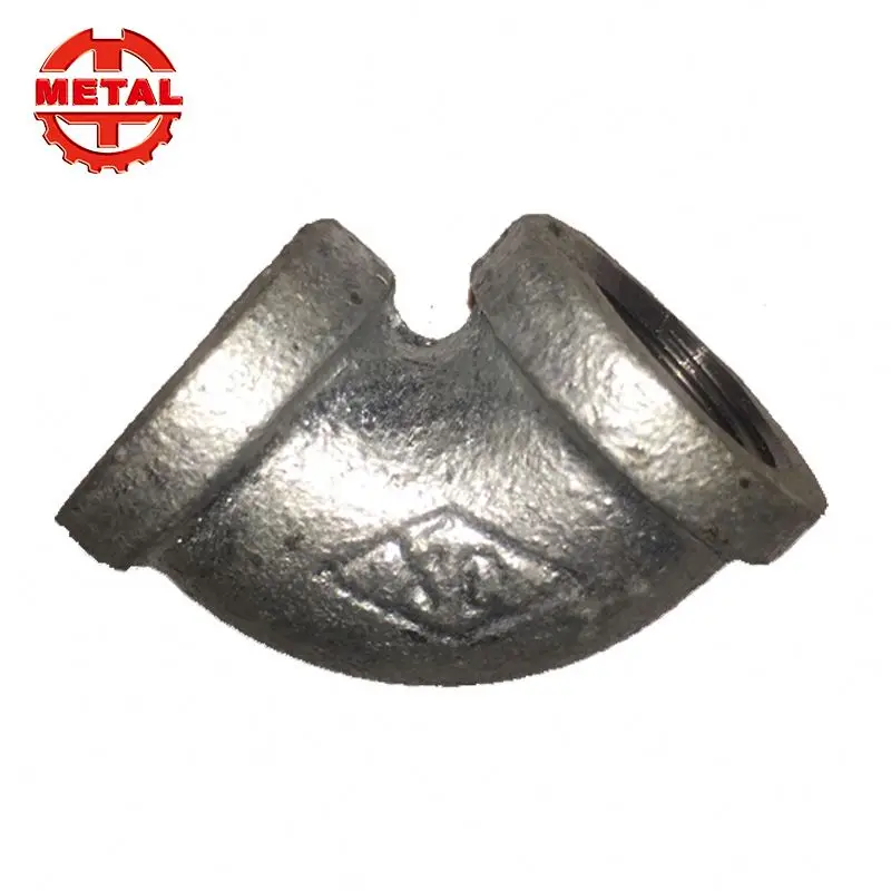 
sgs certified black elbow galvanized malleable iron pipe fittings 