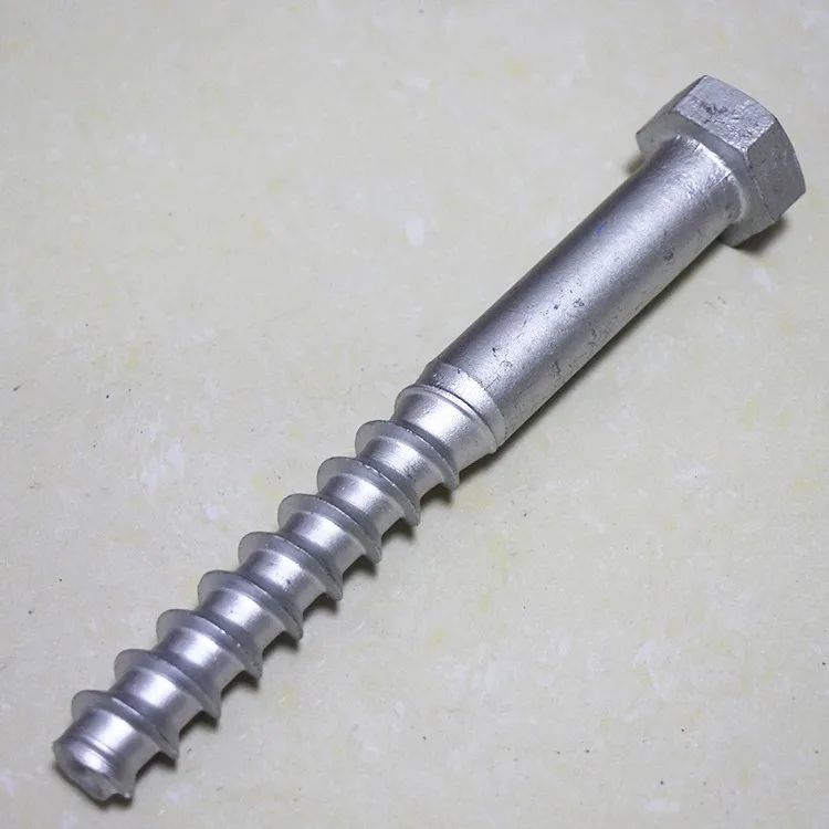 SS35 Rail Screw Spike Rail Spike Manufacturer Supply
