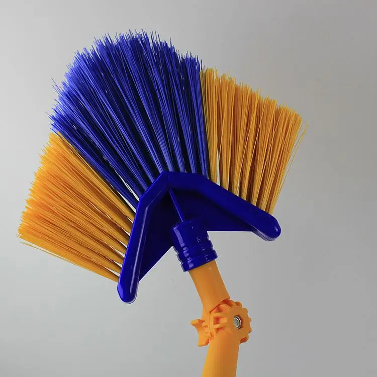 Wholesale Hot Sale Extendable Handle Cobweb Round Cleaning Brush