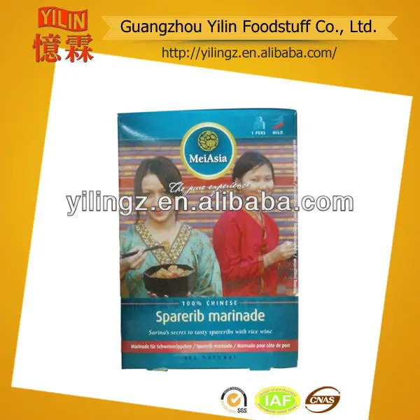 200g чемоданчик фирменные китайские sparerib маринад соус для продажи сертифицированных с насср и исо