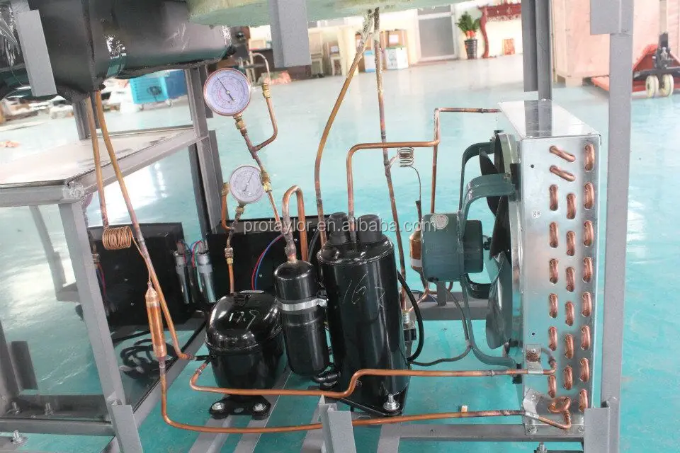 New Style-32 C degree Fried Ice Cream Machine double pan