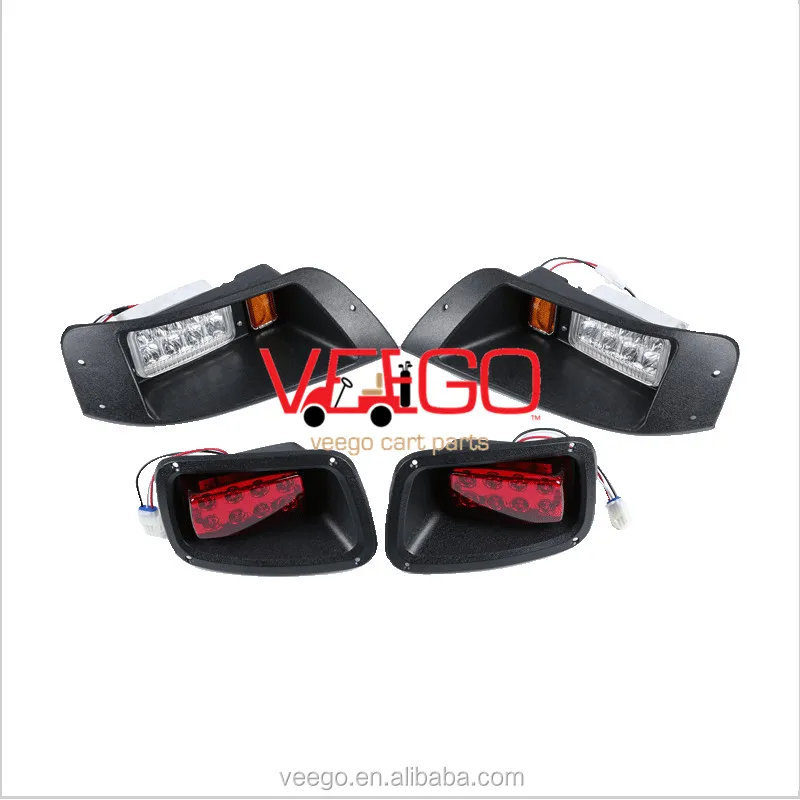 Golf Cart full LED Headlight & Tail Light kit for EZGO TXT 1996-2013 Gas and Electric Models