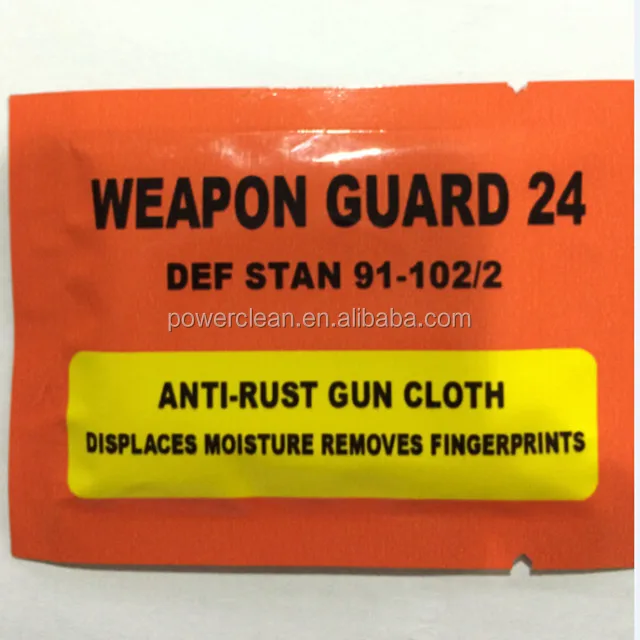 Gun Weapon Cleaning Disinfecting Wet Wipes