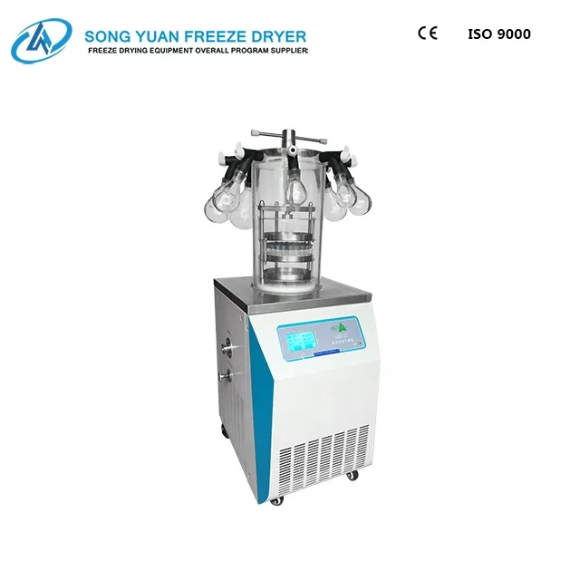 
Discount high quality laboratory freeze dryer/Multi-manifold/Top Press LGJ-12D table top freeze dryer used freeze dryer 