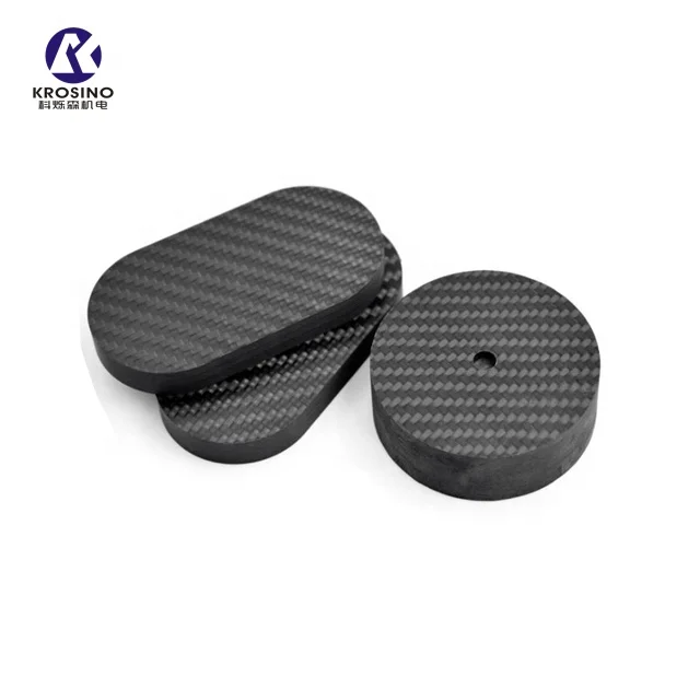 
Customize Various Shapes Carbon Fiber Products 3K Plain / Twill Matte Carbon Fiber Spare Parts 