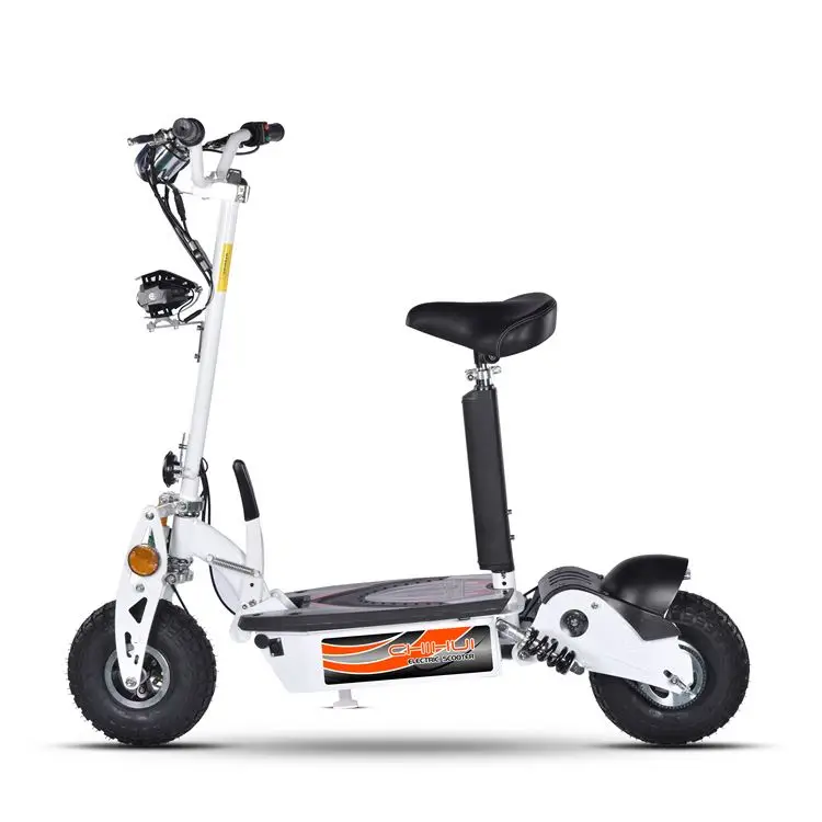 
2018 newest fashion chihui scooter electric, colorful foldable adult 2 wheel electric scooter 800w 36v with seat 