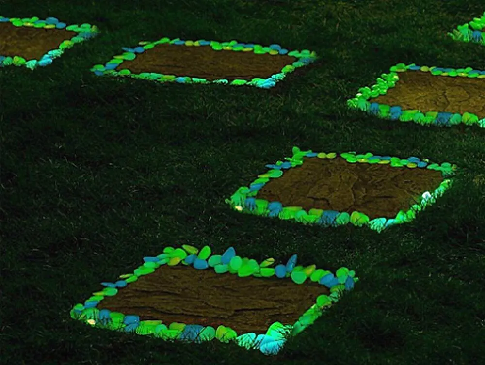 Luminous Pebbles Glow Stones For Garden Decoration