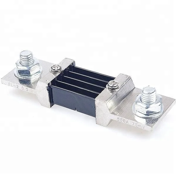 500A 75mV DC current shunt resistor for Ampere panel meter