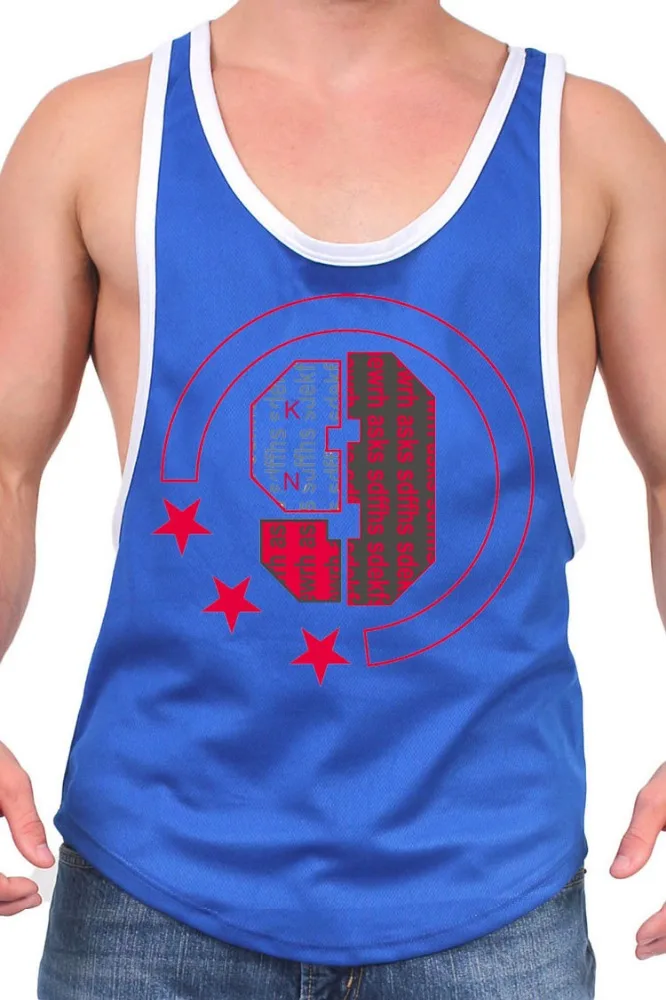  Профессиональный дизайн страйкбольный жилет бодибилдинг мужской Дешевый пользовательский Стрингер майка