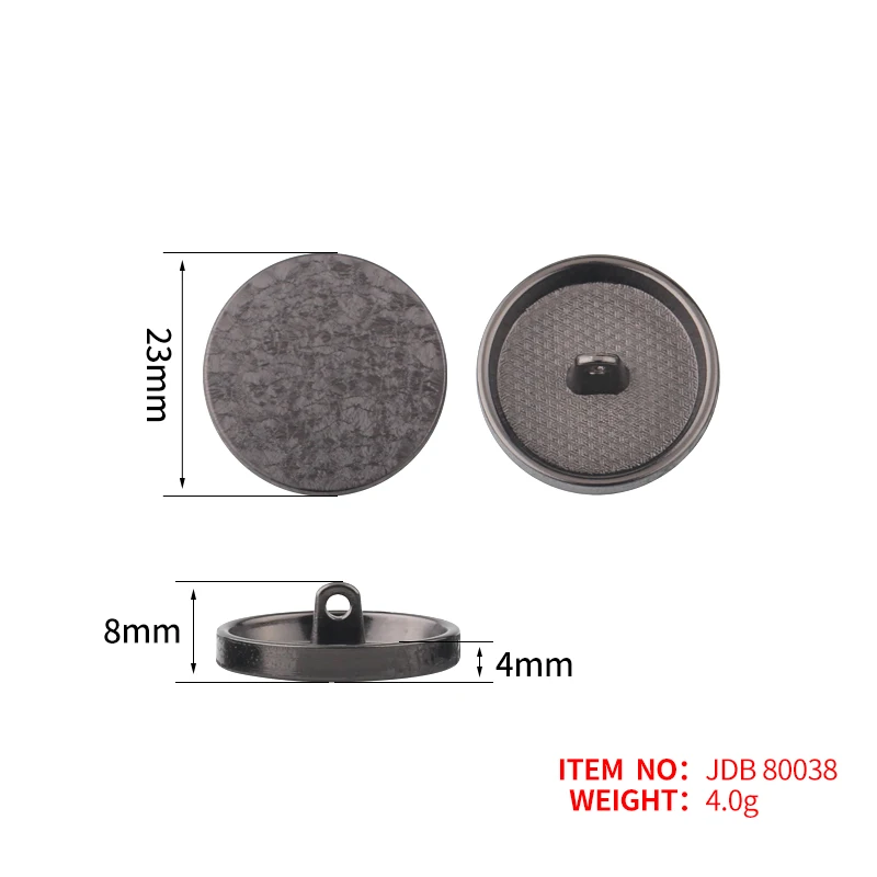 
good quality metal fashion designer coatl shank buttons for usa market 