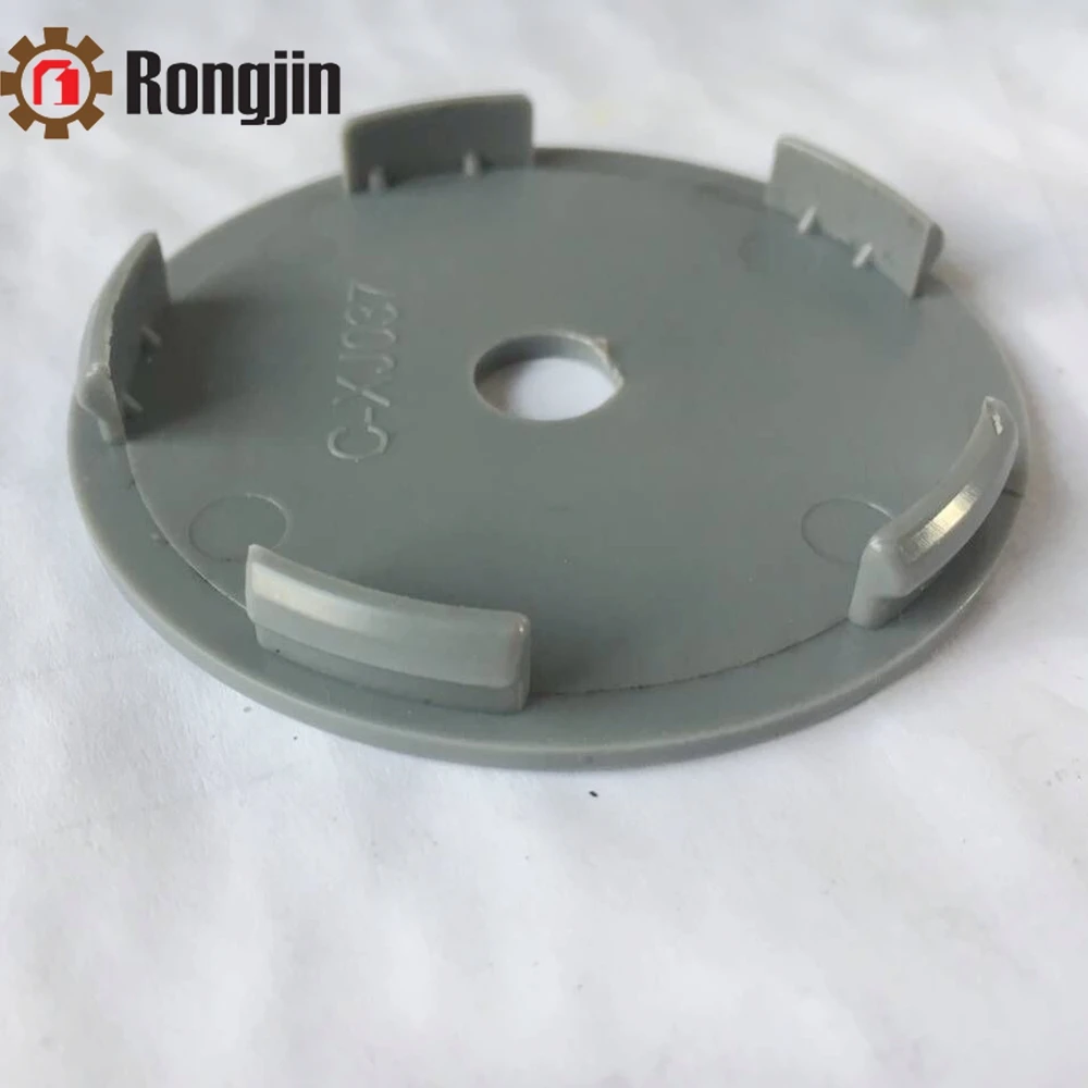
65mm plastic custom flat face wheel center hubcap 