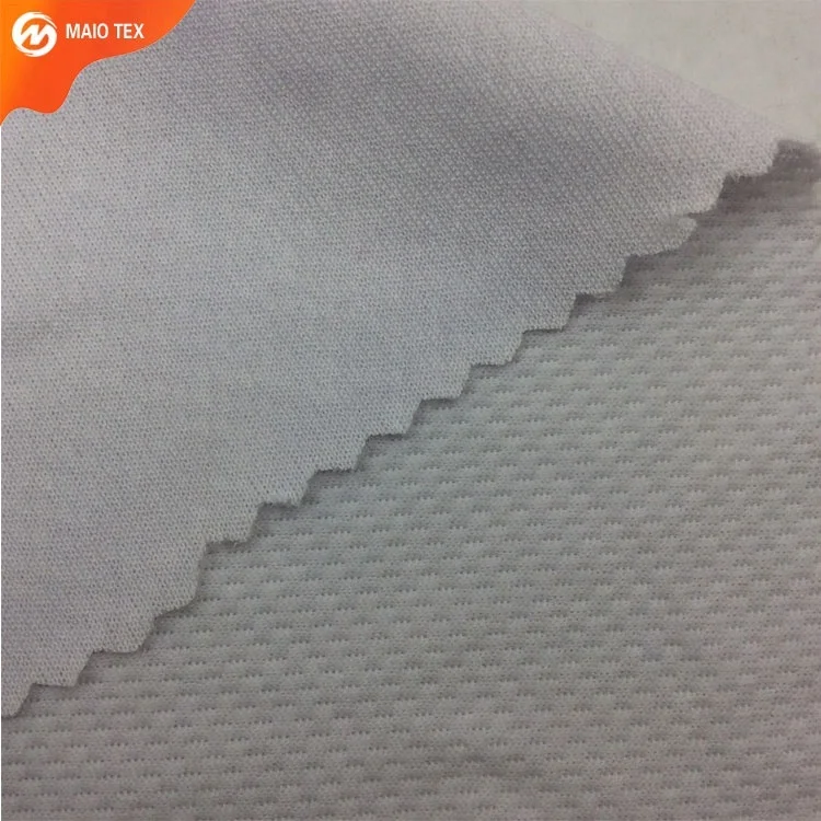 
75D jersey 100% Polyester Moisture Wicking Birdseye mesh Double Knit Fabric 