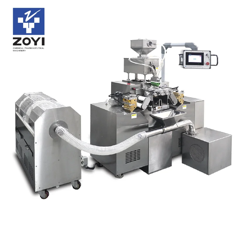 Используется лучшая машина для наполнения желатином мягких капсул