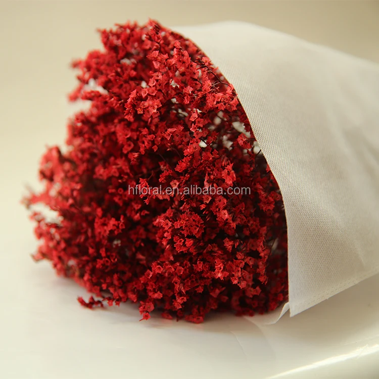 Yunnan High Quality China Online Shopping Preserved Eternal Fresh Cut Flowers Limonium Plant For Bouquet home table decoration
