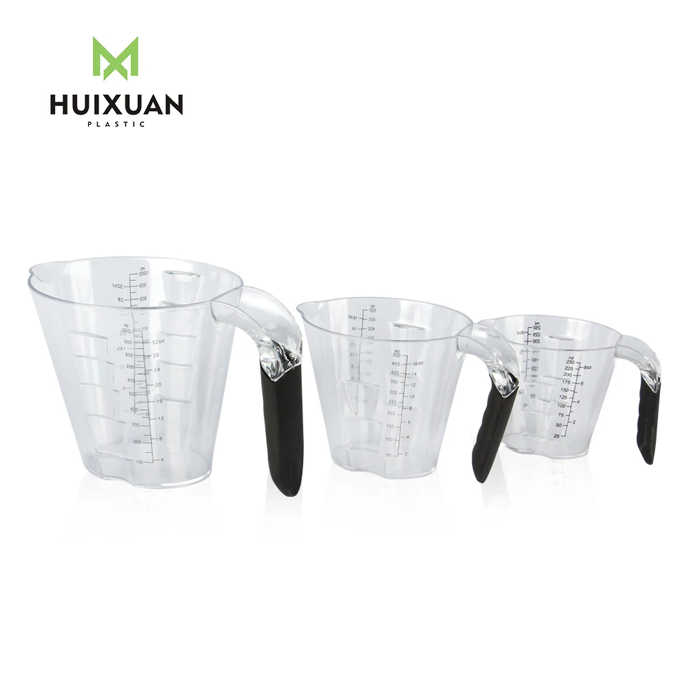 
Kitchen food 1 2 4 cup plastic measuring cup 