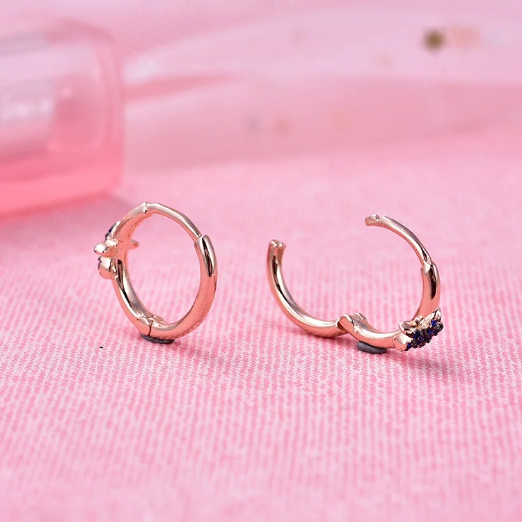 POLIVA Fashionable 925 Sterling Silver CZ Stone Earrings Star Lovisa Fancy Earrings