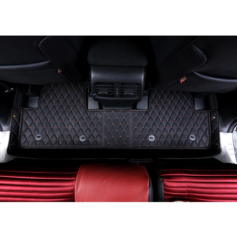 factory  pvc leather car floor mats non-slip waterproof coil carpet high quality car mat