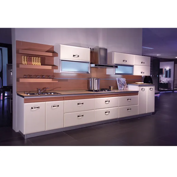 
Easy assemble economic cherry wooden kitchen cabinet 