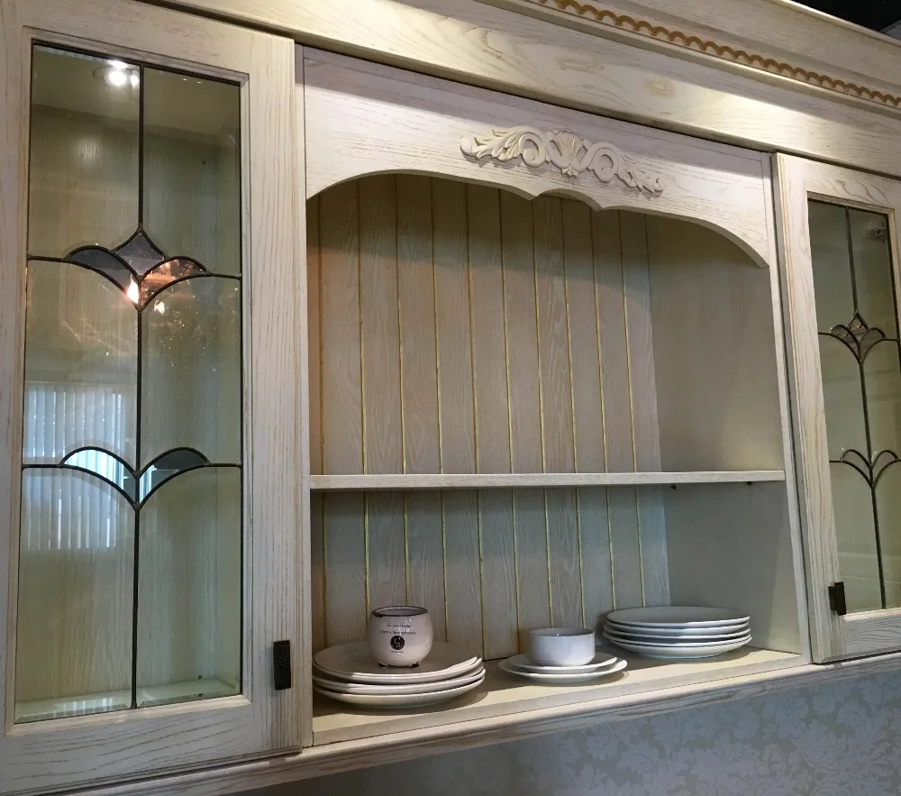 Free design of high-end villa projects luxury classic kitchen cabinets