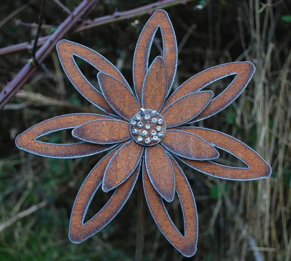 Laser cut metal art wall hanging decoration lotus flower
