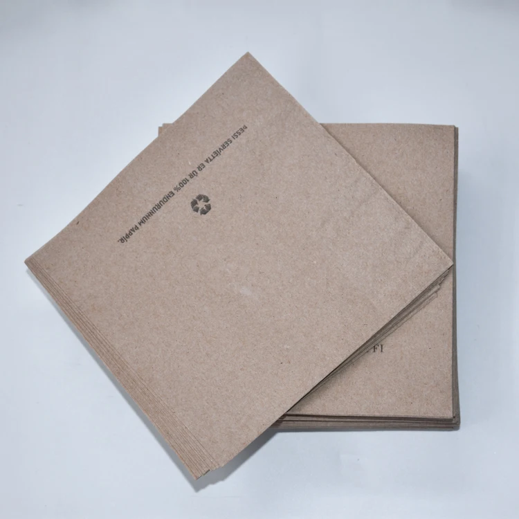 Pure Wood Pulp Tissue Disposable Bagged Paper Napkin Thick Soft Napkin For Restaurant