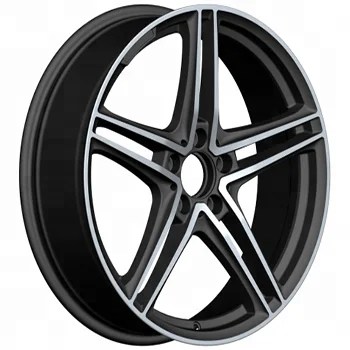 19/20 inch black machine star auto wheels 5 holes alloy rims