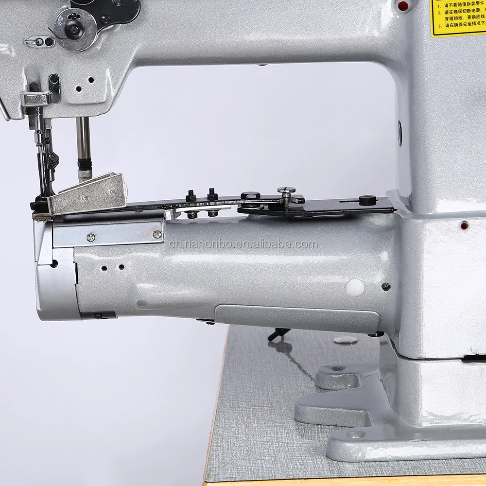 HB-1118 cylinder bed heavy duty luggage bag edge seaming trimmer industrial lockstitch sewing machine