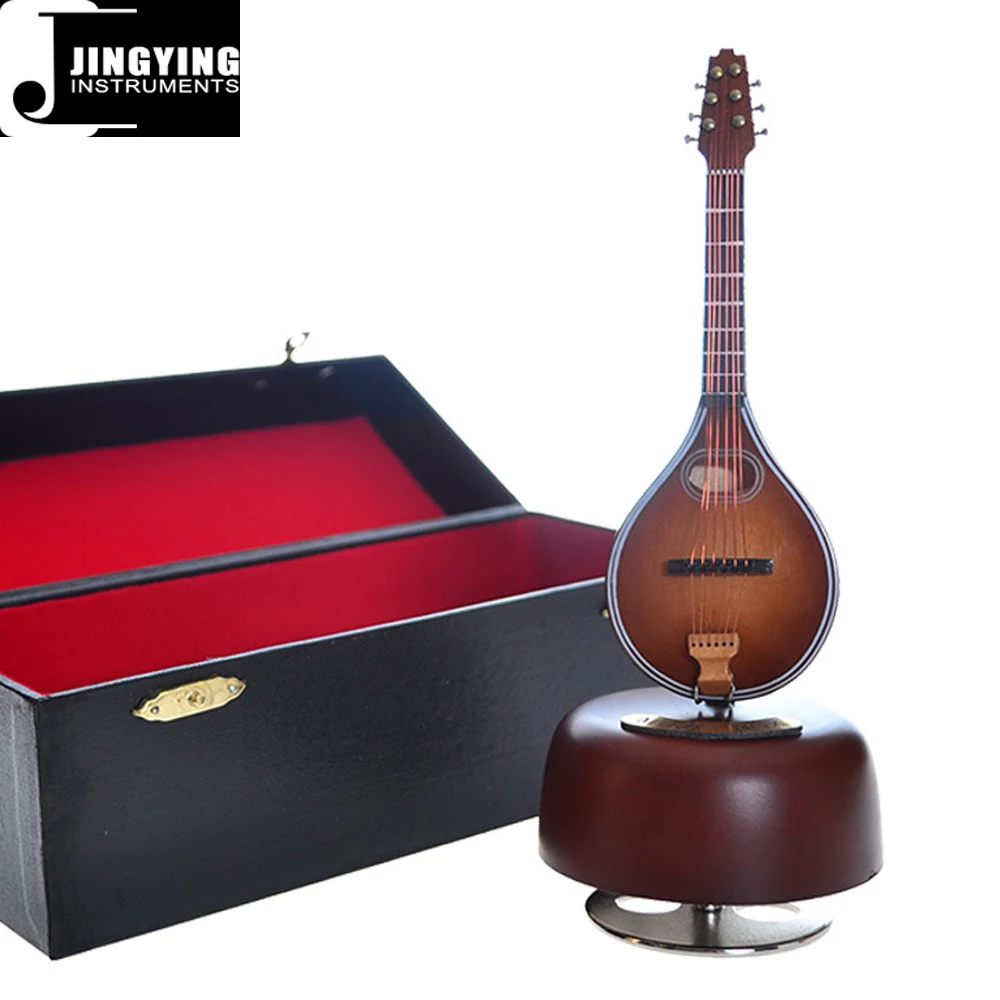 Wholesale Music Box Series, Mini Musical Instruments Model with Rotating Music Box