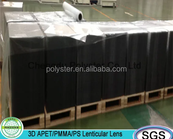 3D lenticular lens sheet Blank Optical Grating Sheets for Flip,Animation,Zoom,Morph Effect Cards