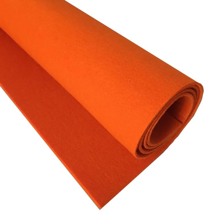 Cheap buy 3mm needle punched pet bulgaria felt fabric polyester with best price