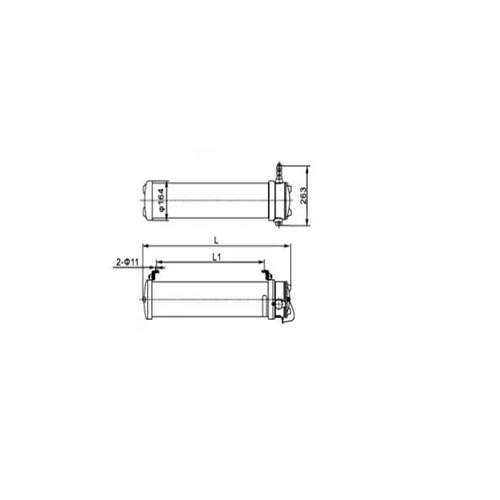 CFY40-2 explosion proof fluorescent light fitting 2x40w G13 lamp holder IP56