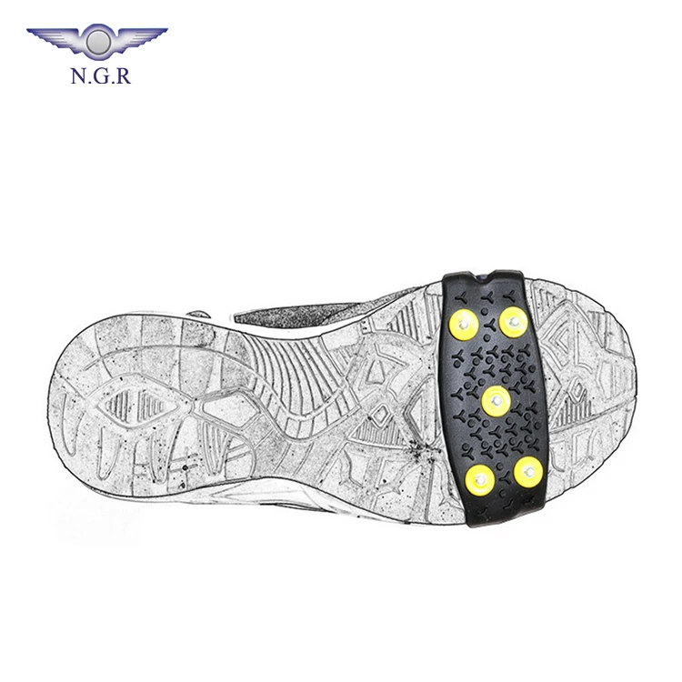 Snow rubber safety shoes children and adult 5 cleats ice grippers