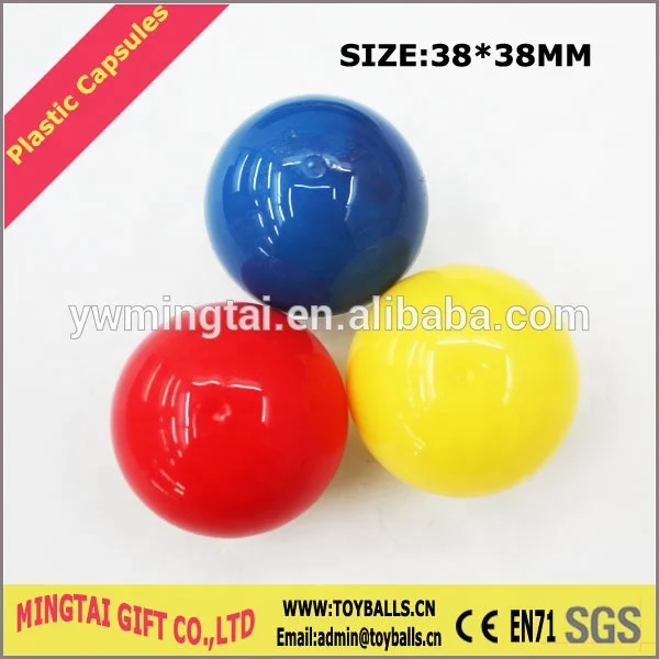 Round Plastic Capsule For Toys