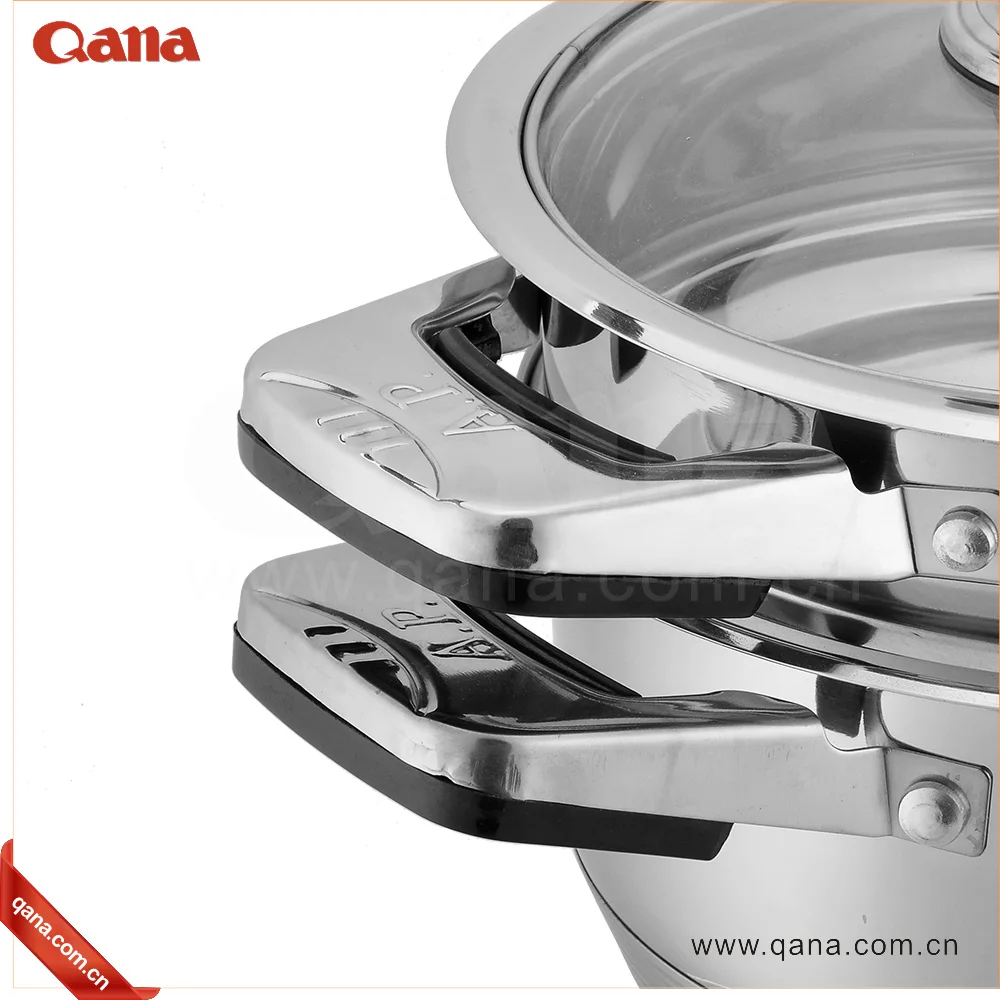 Stainless steel cooking pot hot on sell in America / South Africa cookware set