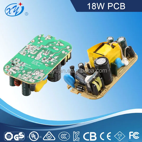 Высокое качество 18 Вт ac/адаптер переменного тока с несколькими вилки и pcb деталь