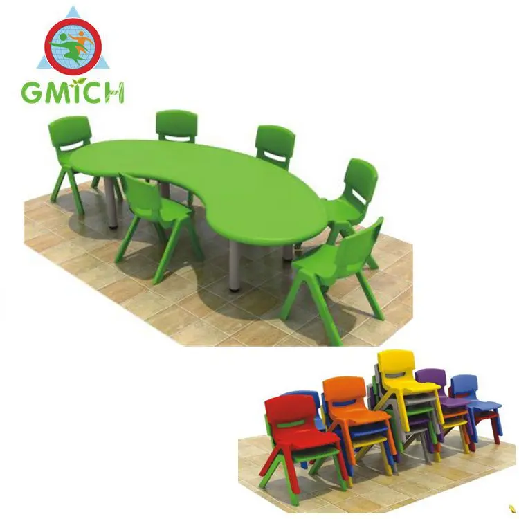 Plastic table plastic chair kindergarten furniture for preschool