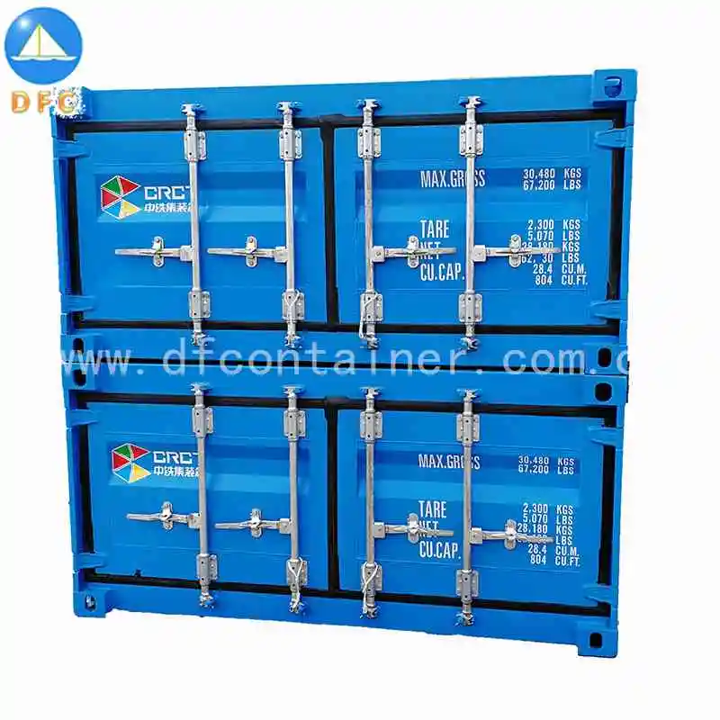 
20ft 40ft 53ft China brand half height open top shipping container coved with paulin 