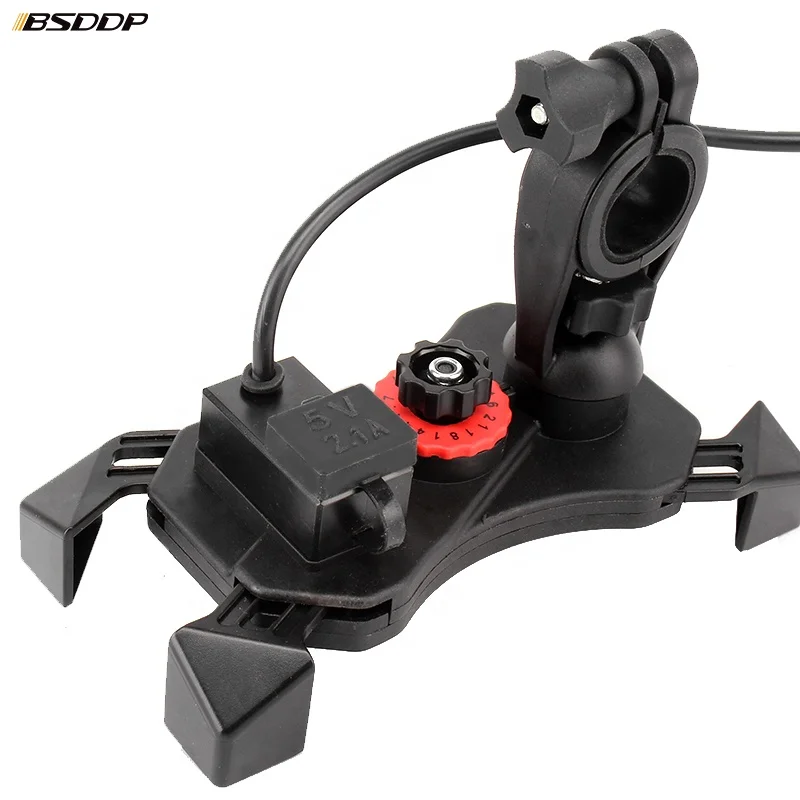 
Motorcycle mobile phone holder USB charging waterproof take-out mountain electric bicycle fixed frame GPS Navigator 