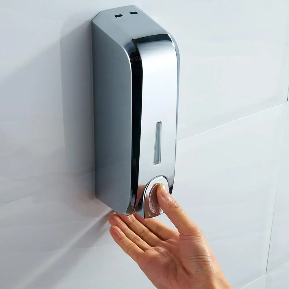 Simple ABS Material Bathroom Accessories Wall Mounted hand liquid soap dispenser