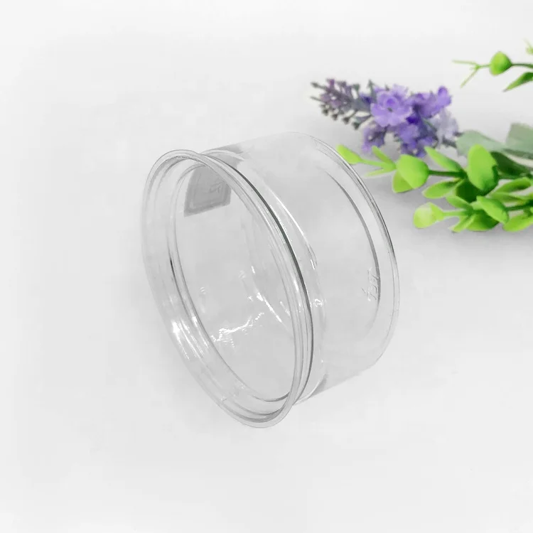 
100ml hemp containers self seal pet can with plastic cap 