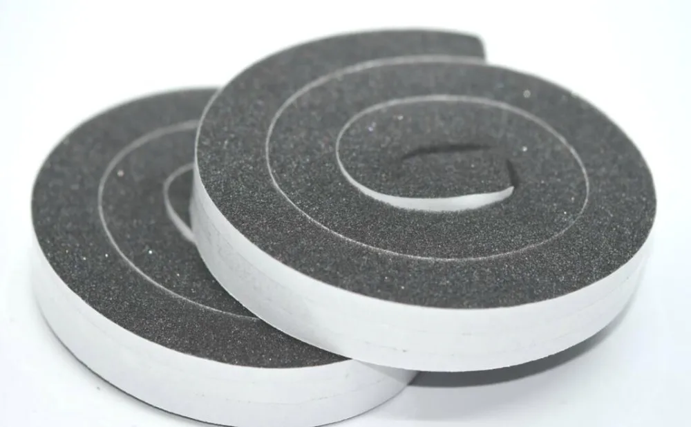 all size provide grey color PU foam tape Acoustic seal