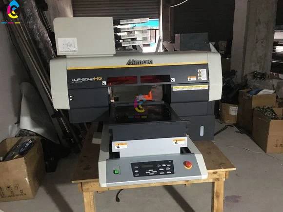 Second Hand Mimaki UJF3042 UV LED Desktop Printer  With Mimaki LH100 Curable UV LED Ink
