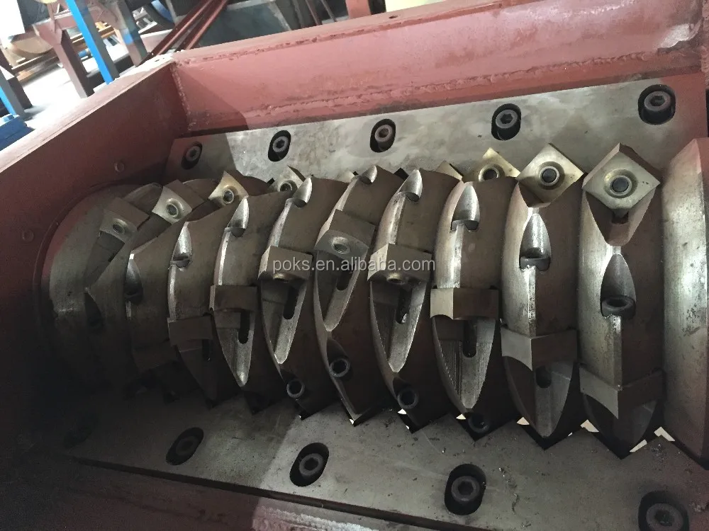 Hard plastic shredder/Heavy-duty Plastic Shredding crushing Machine/ single shaft Shredder Crusher System