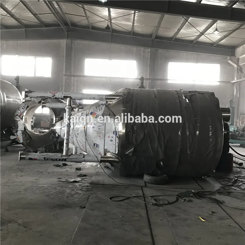 stainless steel 304 jacketed mixing tank with agitator for milk