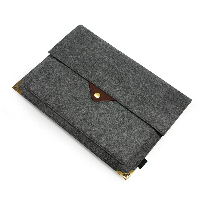 13 Inch 14 Inch Quilted Laptop Sleeve Waterproof Felt Laptop Cover for Notebook Ultrabook Bag